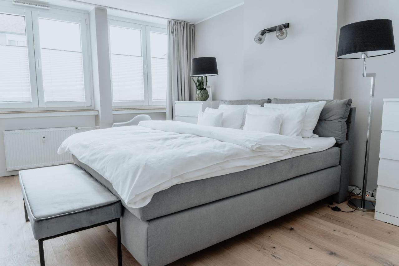 2-Zimmer City Apartment 57M² Mit King Size Bett Und Kueche Munster  Exterior photo